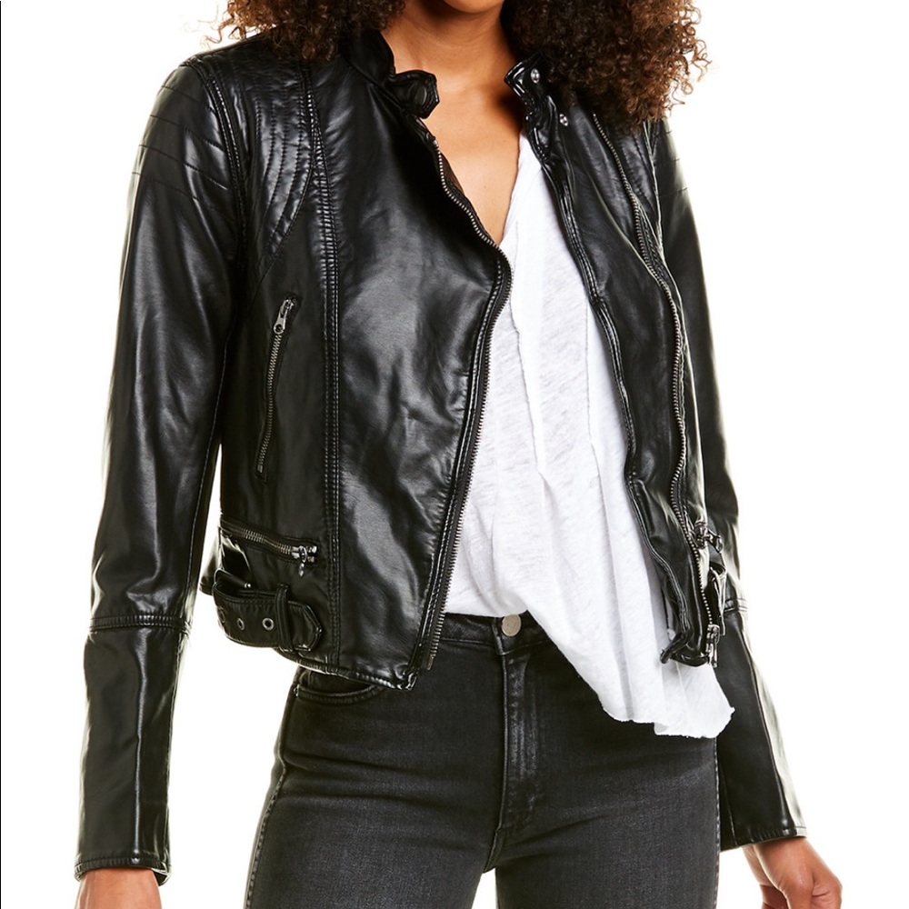 Free People Heartbreaker Moto Jacket